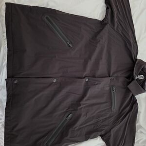 Topo Designs Dark Gray Raincoat